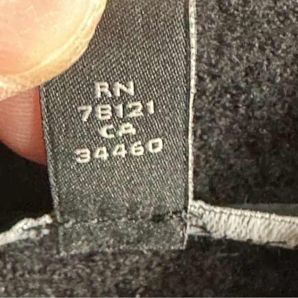 Eileen Fisher wool and leather jacket, asymmetrical, size small, fall - Picture 5 of 11